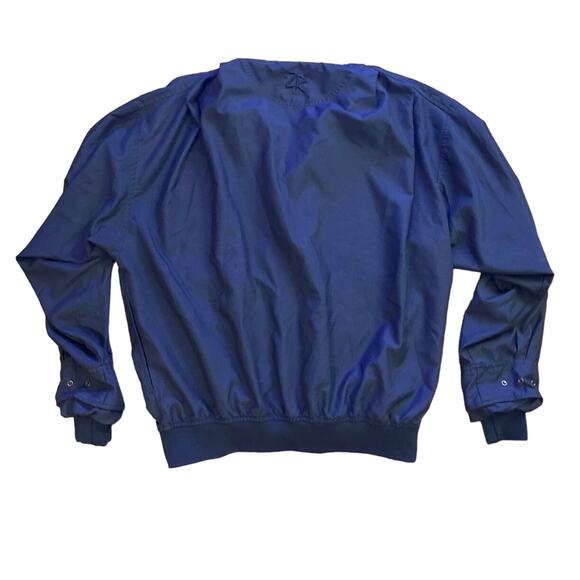 Zero Restriction Jacket Mens Medium Navy Blue Pullover Golf Windbreaker 1/4 Snap - Picture 9 of 15